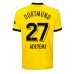 Borussia Dortmund Karim Adeyemi #27 Voetbalkleding Thuisshirt 2023-24 Korte Mouwen